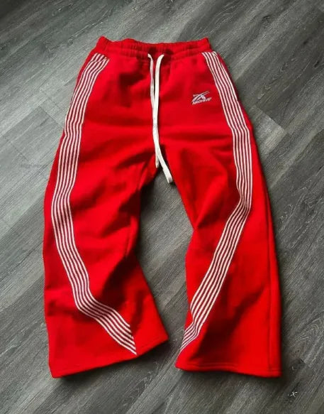 Striped Cozy Fleece Pants
