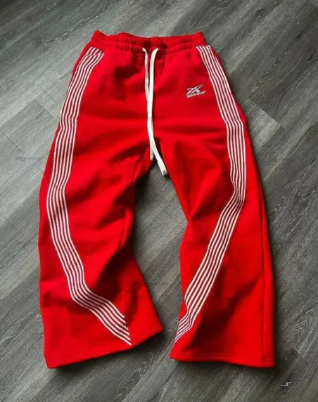 Striped Cozy Fleece Pants