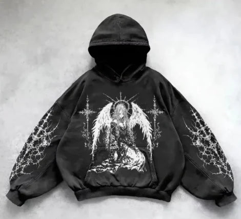 Washed oversizeHoodie