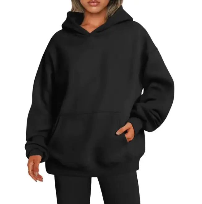 European and American Fashion Loose-Fitting Hoodie