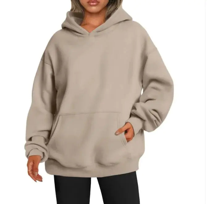 European and American Fashion Loose-Fitting Hoodie