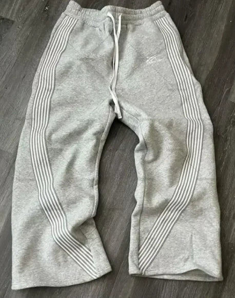 Striped Cozy Fleece Pants
